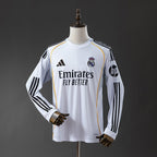 Real Madrid 2025-2026 Home Long Sleeve Fan