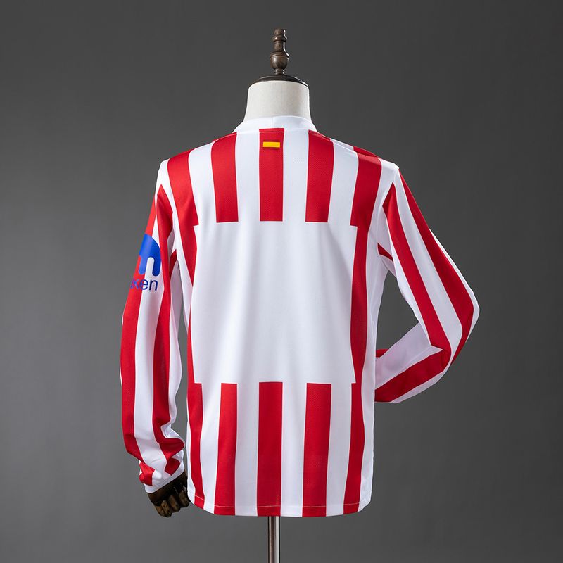 Atletico Madrid 2025-2026 Home Long Sleeve Fan