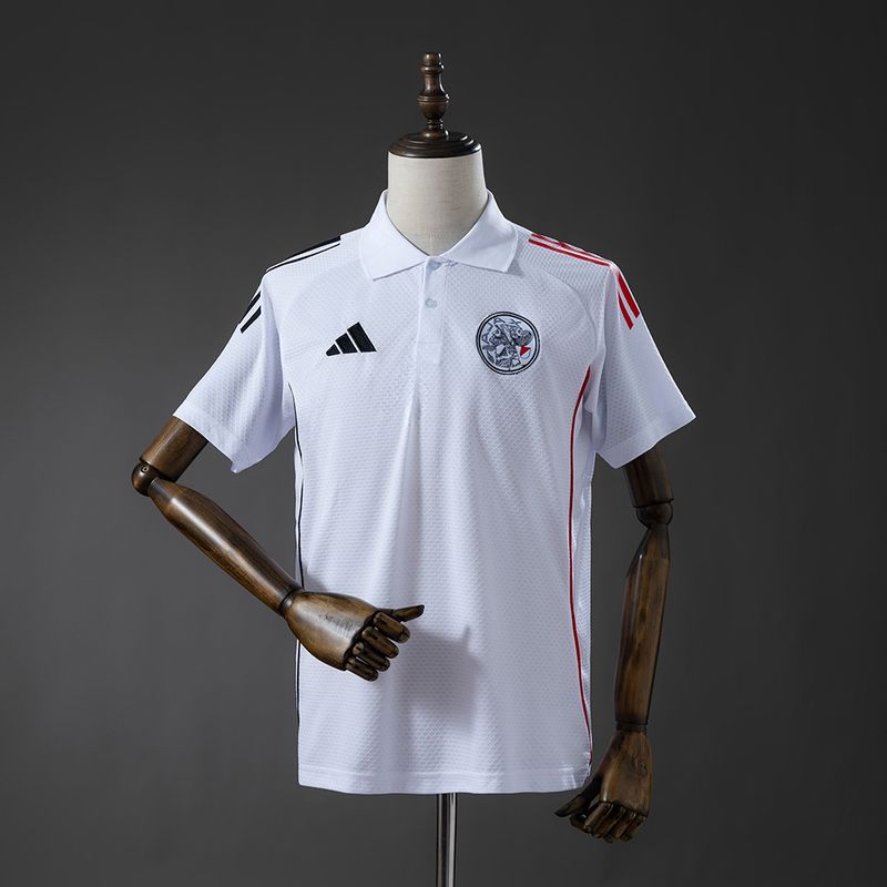 Ajax 2025-2026 POLO - White Fan