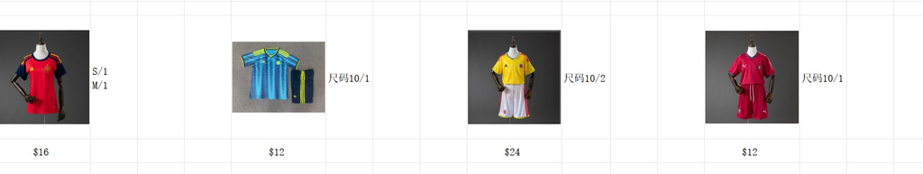 España tiene un total de 31 órdenes de camisetas