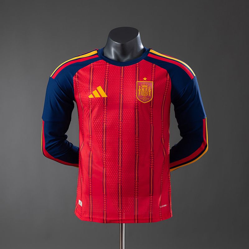 Spain 2026 Home Long-Sleeve Player