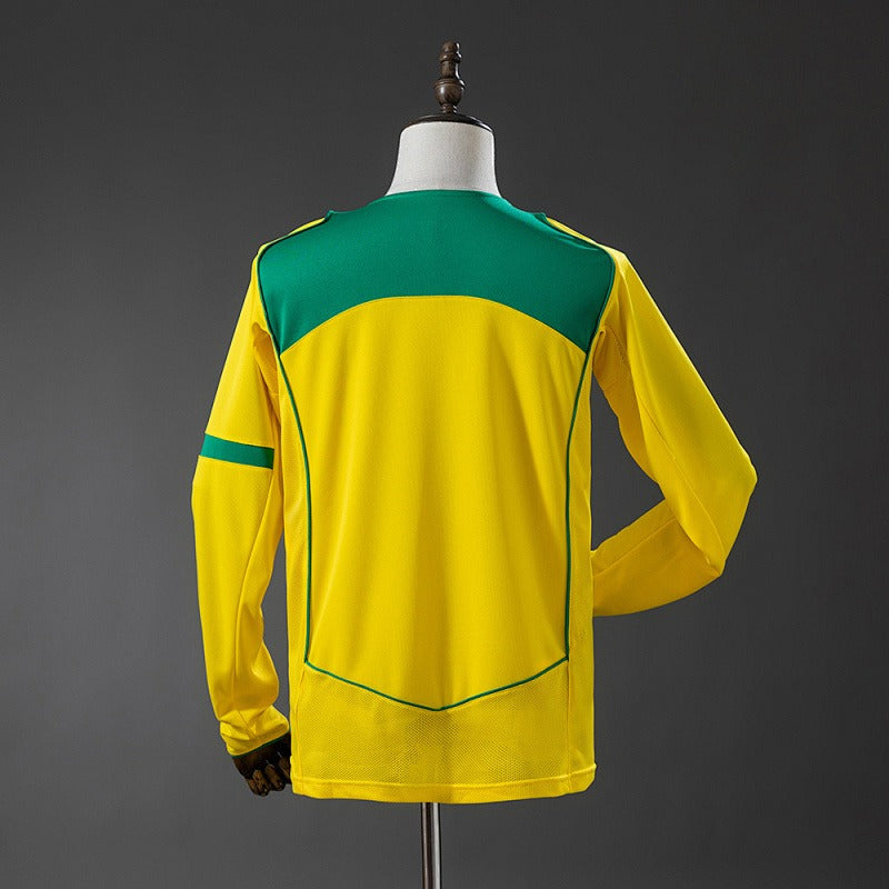Retro Brazil 2004 Home Long Sleeve