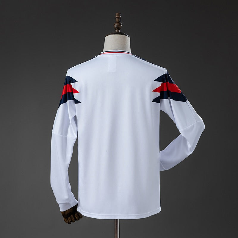 England 1990 Home Retro Long Sleeve