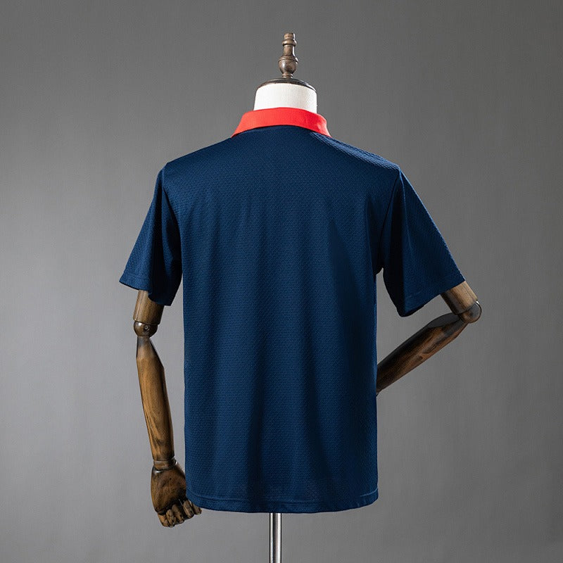 Paris Saint-Germain 2025-2026 POLO-Cyan Fan