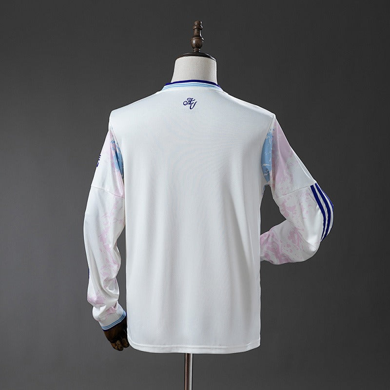 Aston Villa 2025-2026 Second Away Long Sleeve Fan