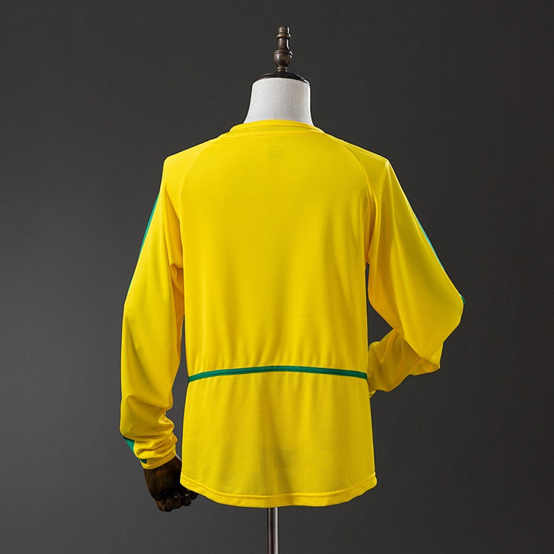 Retro Brazil 2002 Home Long Sleeves