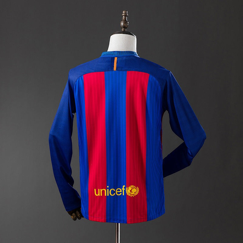 Retro Barcelona 2016-2017 Home Long Sleeves