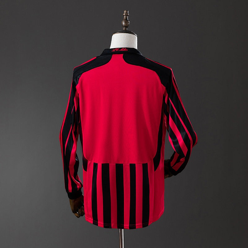 Retro AC Milan 2007-2008 Home Long sleeves