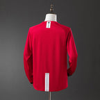 Retro Manchester United 2007-2008 Home Champions League Version Long Sleeve