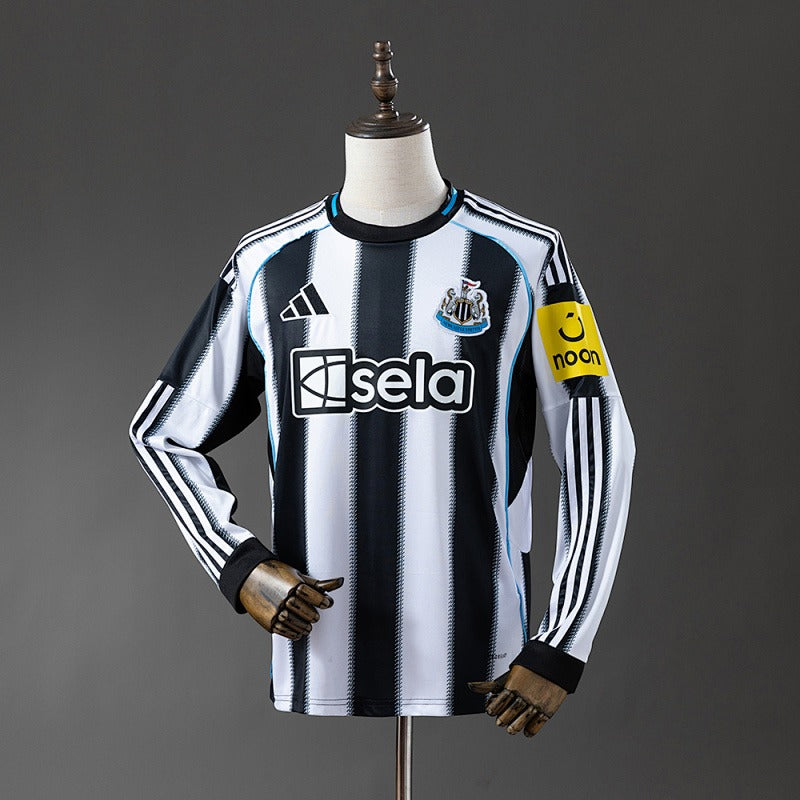 Newcastle United 2025-2026 Home Long Sleeve Fan