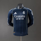 Real Madrid 2025-2026 Away Long sleeves Player