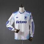 Aston Villa 2025-2026 Second Away Long Sleeve Fan