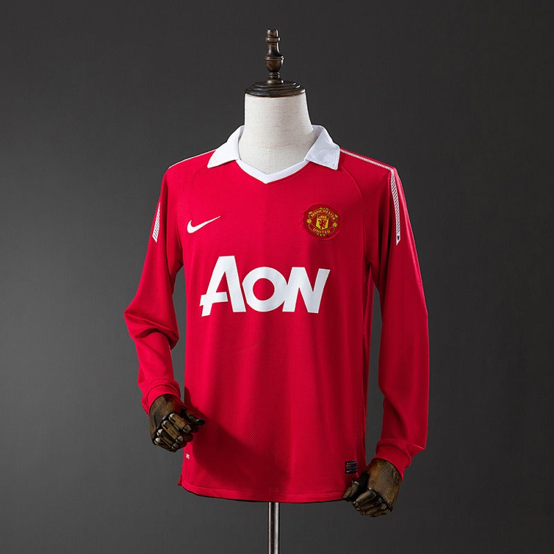Retro Manchester United 2010-2011 Home Long Sleeve