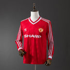 Retro Manchester United 1986-1988 Home Long Sleeve