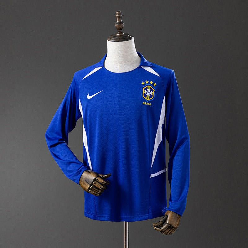 Retro Brazil 2002 Away Long Sleeve