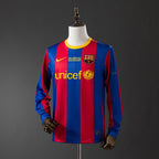 Retro Barcelona 2010-2011 Home Champions League Edition Long Sleeves
