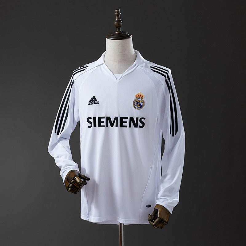 Retro Real Madrid 2005-2006 Home Long sleeves