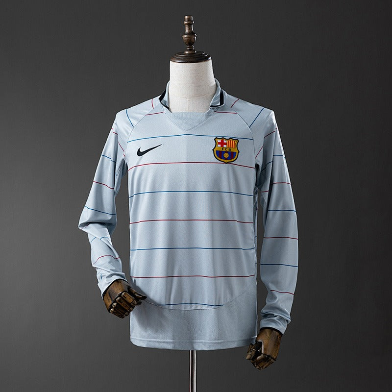 Retro Barcelona 2003-2004 Away Long sleeves