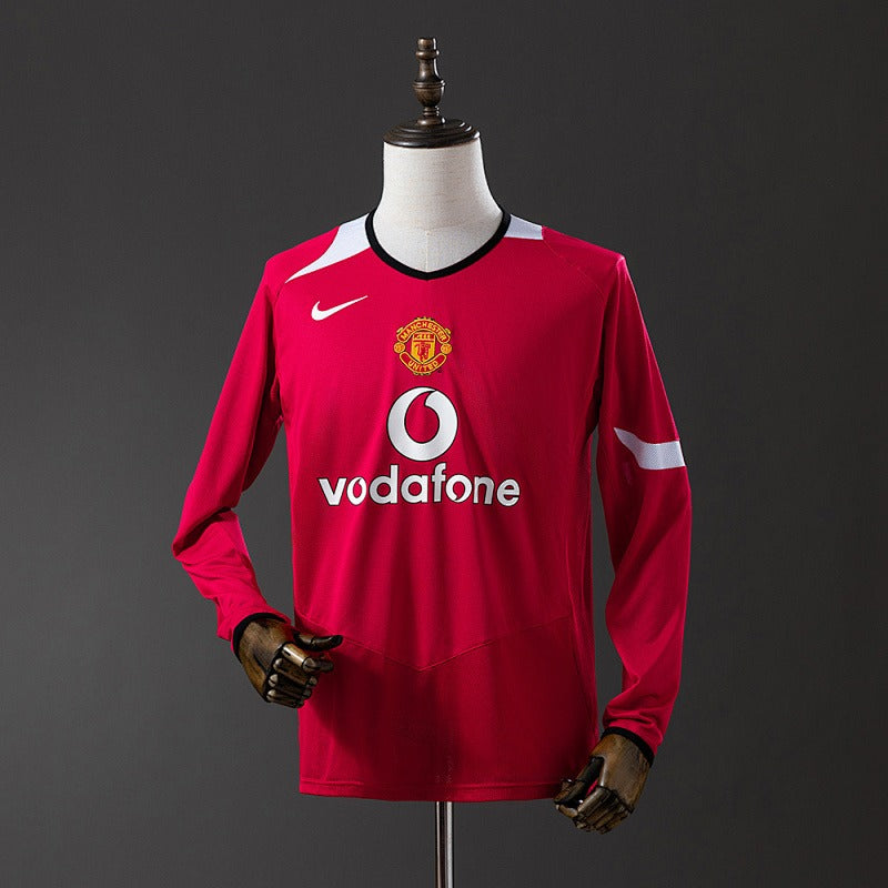 Retro Manchester United 2004-2006 Home Long Sleeve