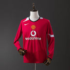 Retro Manchester United 2004-2006 Home Long Sleeve