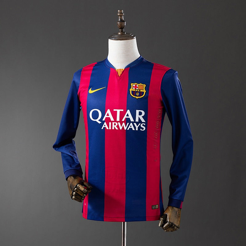 Retro Barcelona 2014-2015 Home Long sleeves