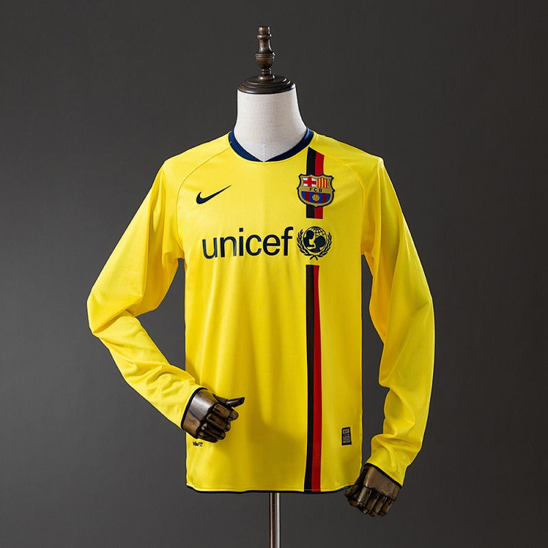 Retro Barcelona 2008-2009 Away Long sleeves
