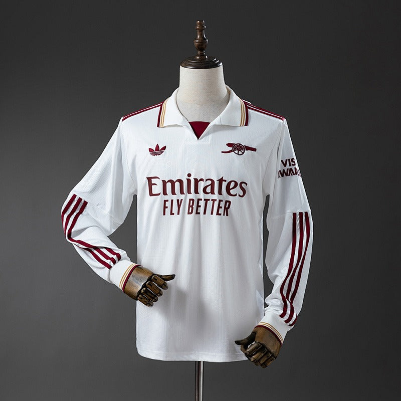 Arsenal 2025-2026 Second Away Long Sleeve Fan