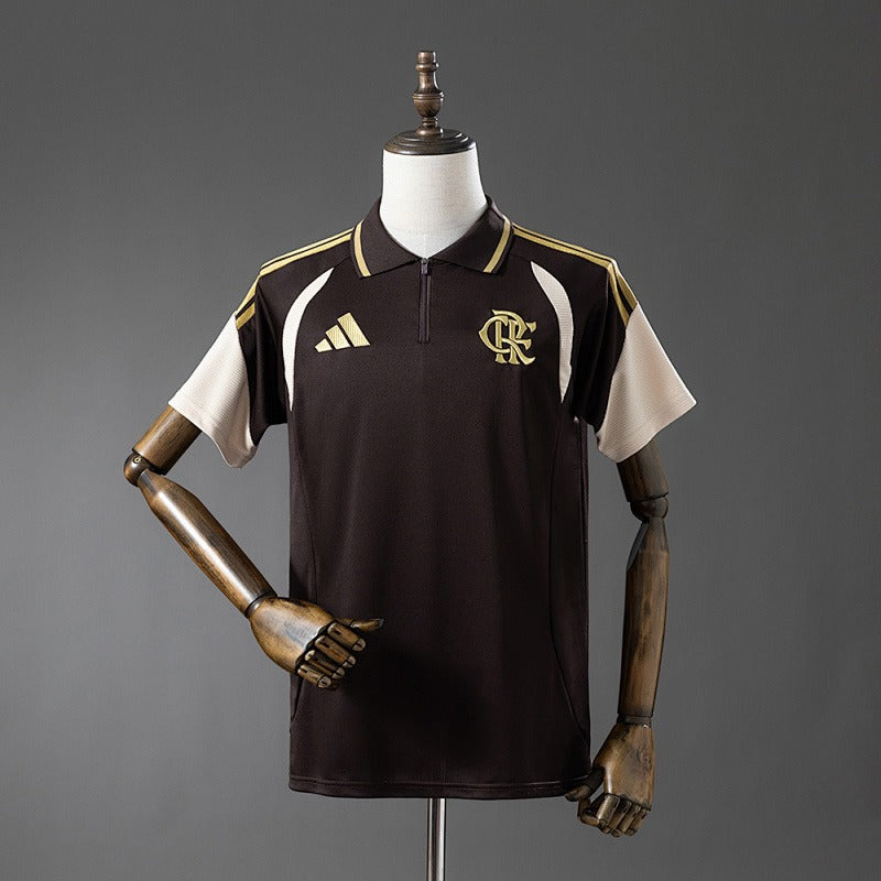 Flamengo 2026-2027 Training Polo - Brown Fan