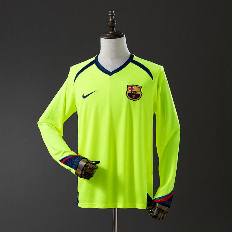 Retro Barcelona 2005-2006 Away Long sleeves