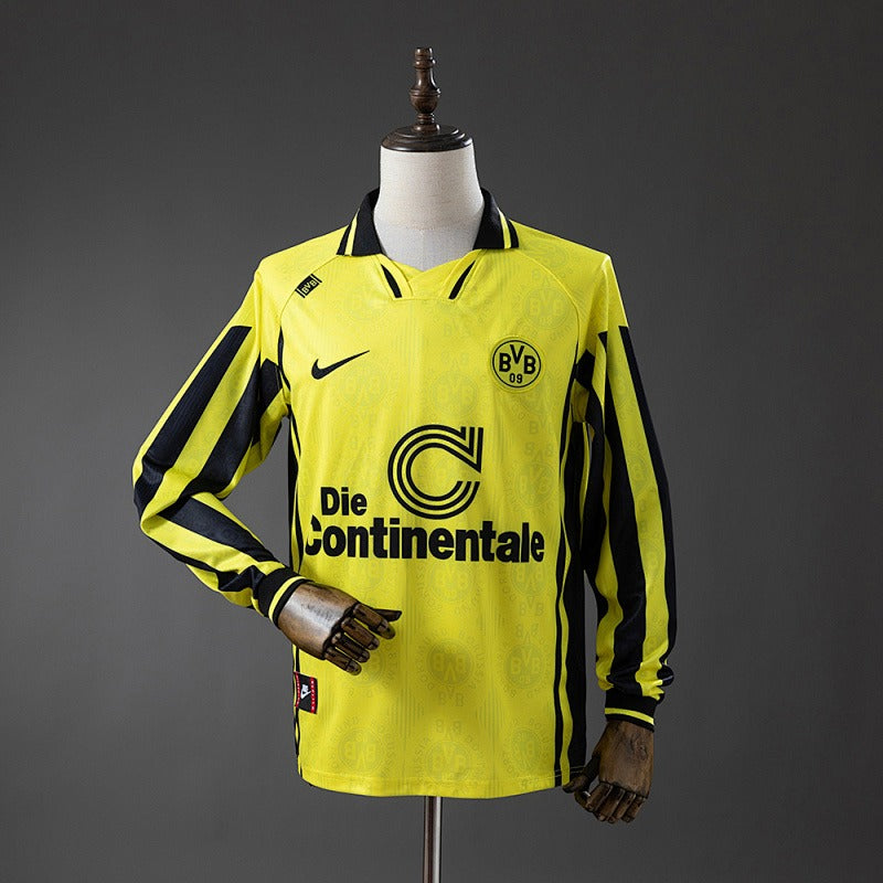 Retro Dortmund 1996-1997 Home Long Sleeve