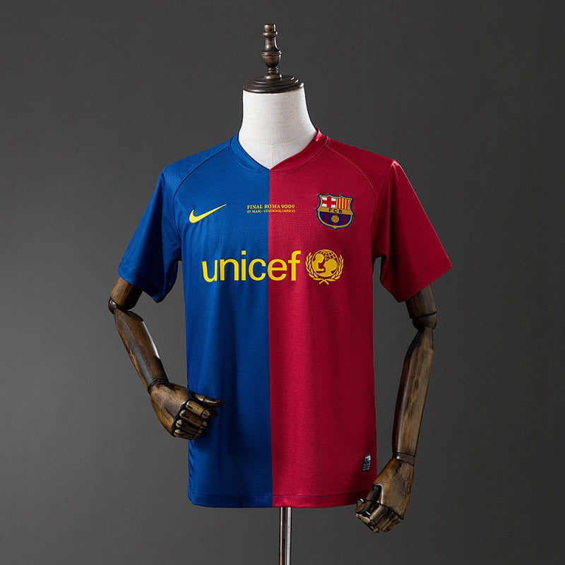 Retro Barcelona 2008-2009 Home UEFA Champions League