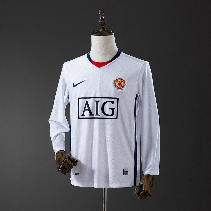 Retro Manchester United 2008-2009 Champions League Away Edition Long Sleeve