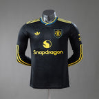 Manchester United 2025-2026 Second Away Long Sleeve Player
