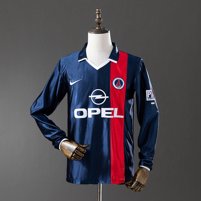 Retro Paris Saint-Germain 2001-2002 Home Long Sleeve